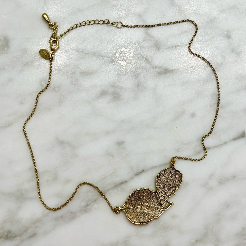 Gold Leaf Necklace